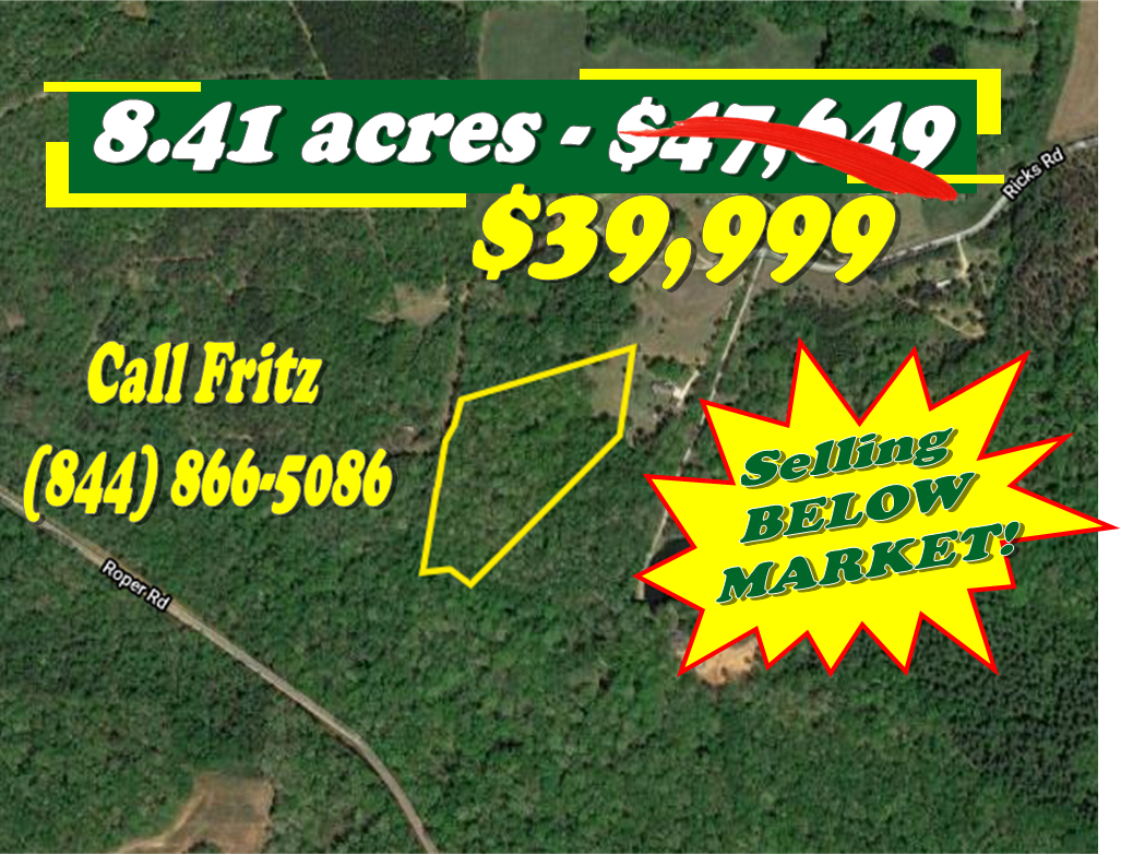8.41 Acres of Private Paradise in Hart County 37 BELOW MARKET VALUE!