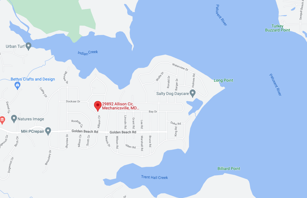 REDUCED 12,999! Golden Beach, MD .46 Ac Boat/Beach Access! 50 BELOW