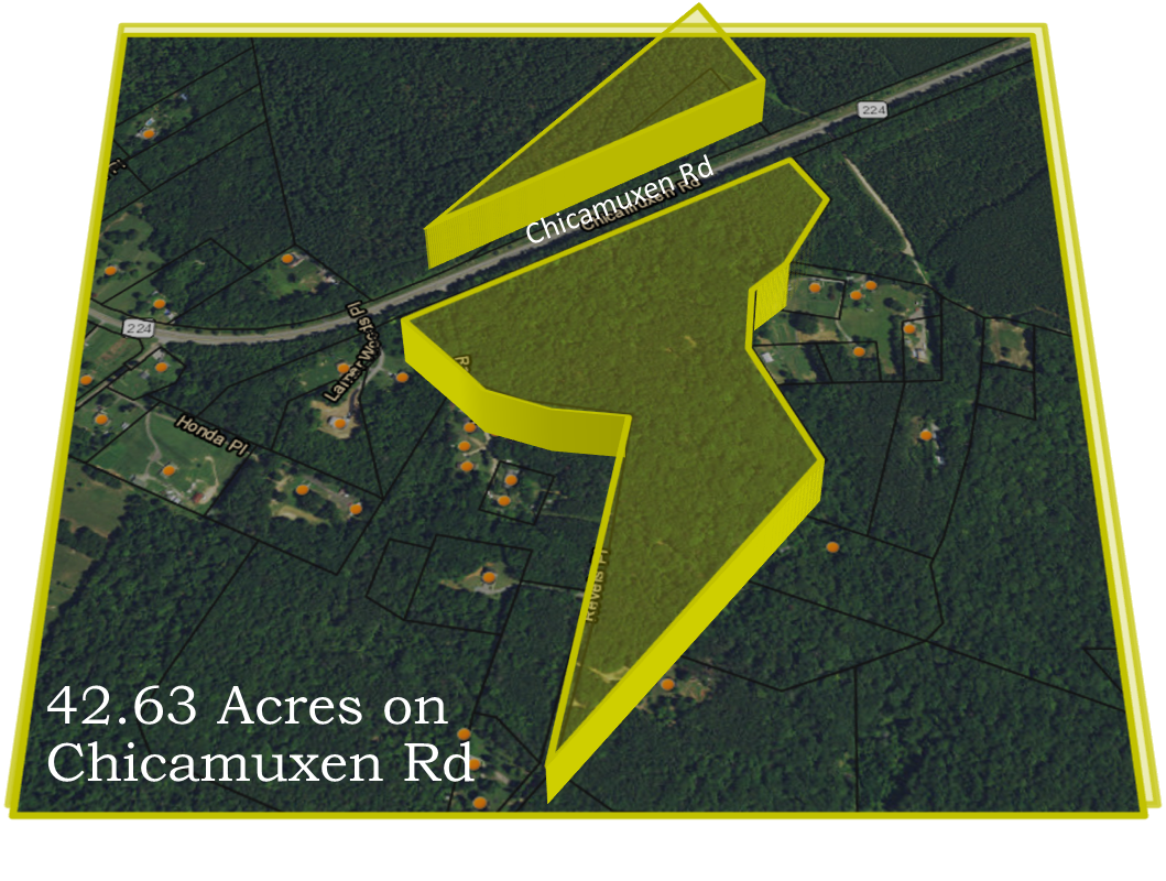 42.63 acres Subdividable! Indian Head, MD Less than 1 hr to Wash DC!